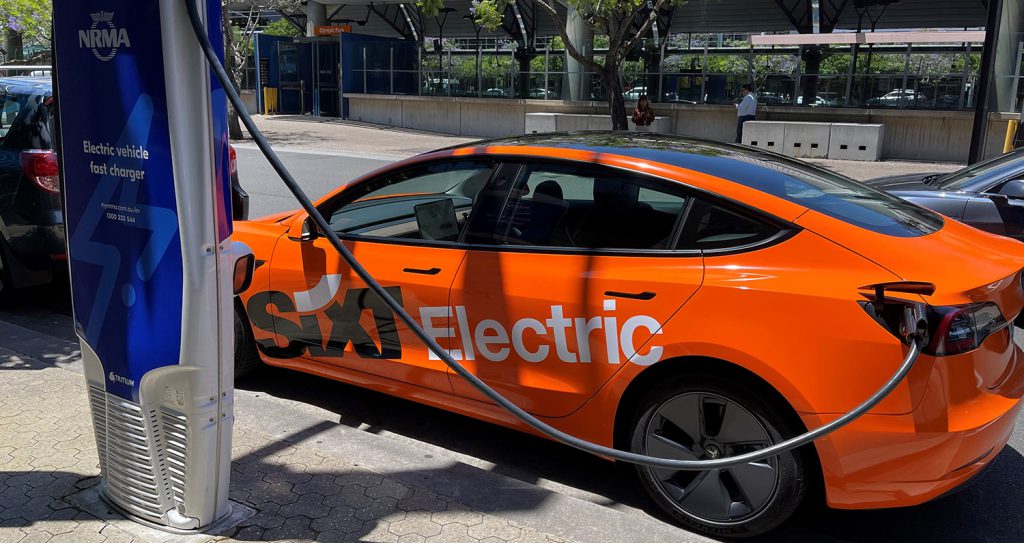 Tesla electric vehicle