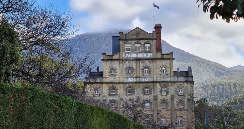 Cascade brewery Hobart car hire