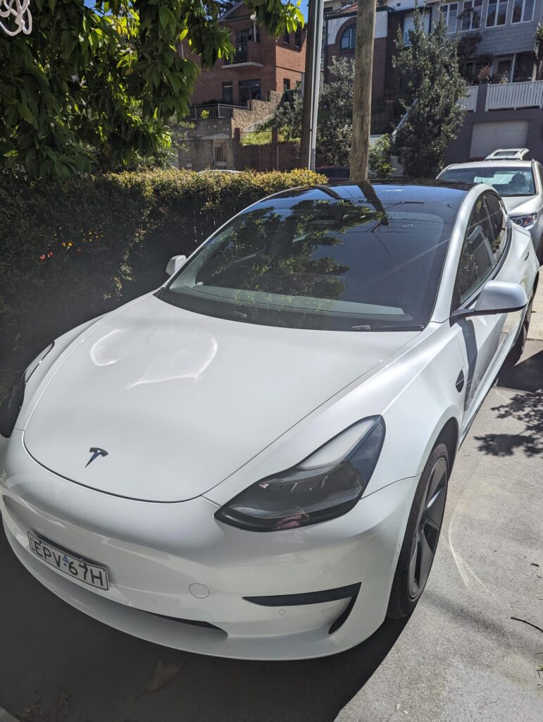 Tesla Car Hire in Sydney