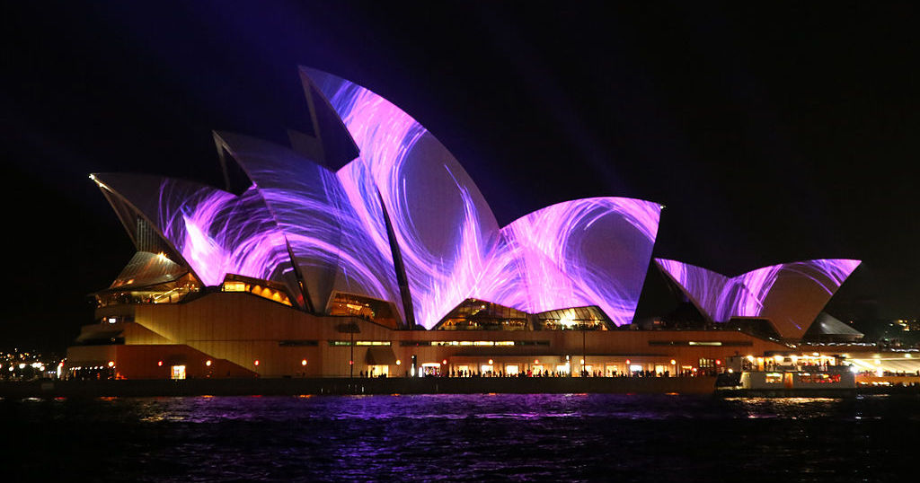 Vivid Festival Sydney Opera House