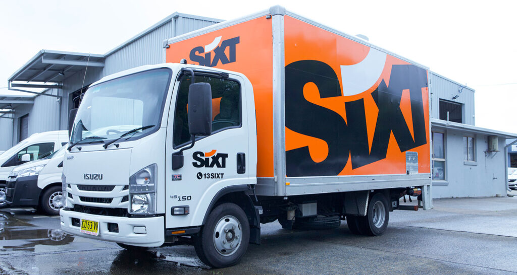 Value with the SIXT rental truck fleet and moving vans