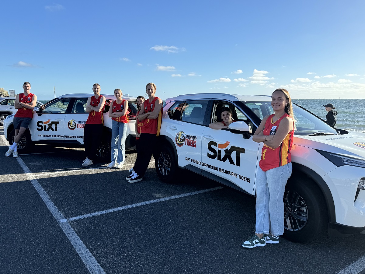 Proud partners of Melbourne Tigers Basketball Sixt Car Rental